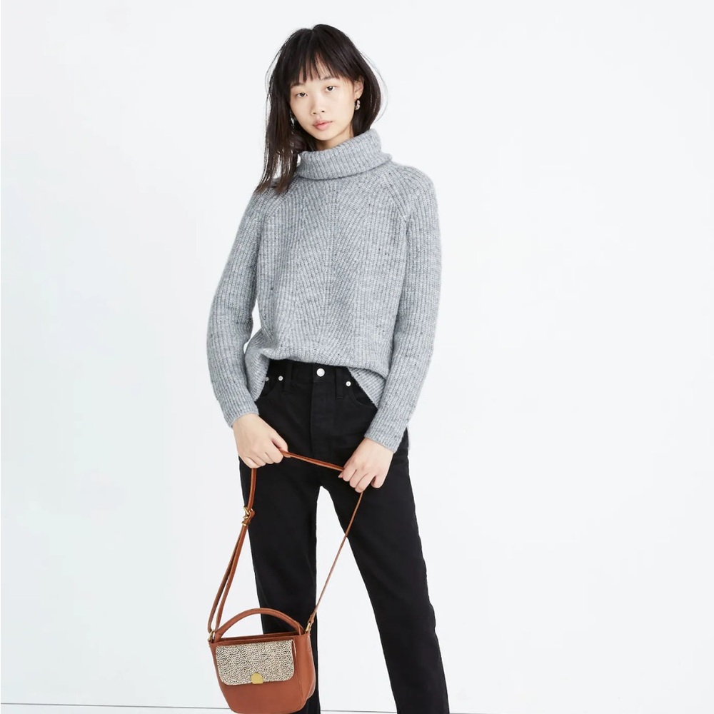 Madewell Donegal Mercer Turtleneck Sweater in Coziest Yarn